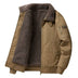 Men's Jacket Autumn And Winter Fleece-lined Padded Overalls Jacket Douson Odeh