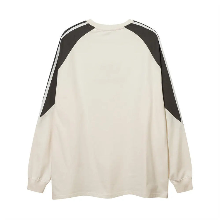 Letter Embroidered Long Sleeve T-shirt Men Douson Odeh