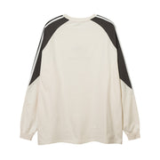 Letter Embroidered Long Sleeve T-shirt Men