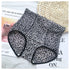 Belly Contracting Hip Lifting Sexy Seamless Leopard Print High Waist Soft Breathable Underwear For Women Douson Odeh