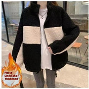 Lamb Down Women's Autumn And Winter All-matching Loose Short Casual Top