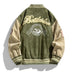 American Retro Loose Letter Baseball Jacket Douson Odeh