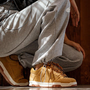 Niche Design Couple Platform Bread Shoes For Men Retro