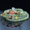 Natural Hetian Jade Hand Red Lotus Beads White Sandalwood Beeswax Necklace