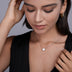 Mirage In The Mirror - A Trendy Diamond Pendant Necklace Set With Octagonal  Moissanite S925 Sterling Silver And Platinum Plating
