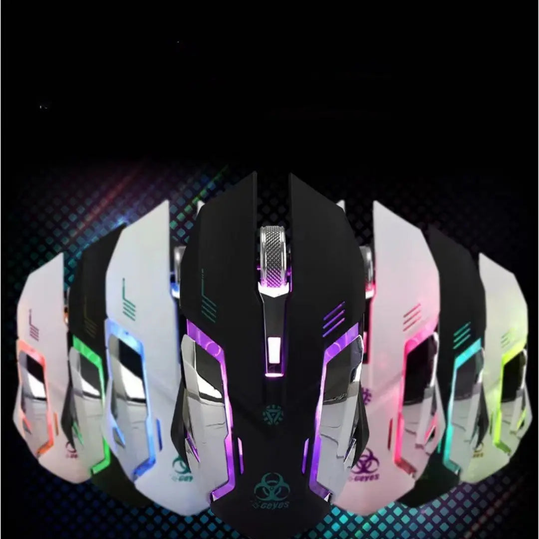 Mouse Wireless Rechargeable Notebook Desktop Home Office Universal Game Mute Luminous Douson Odeh