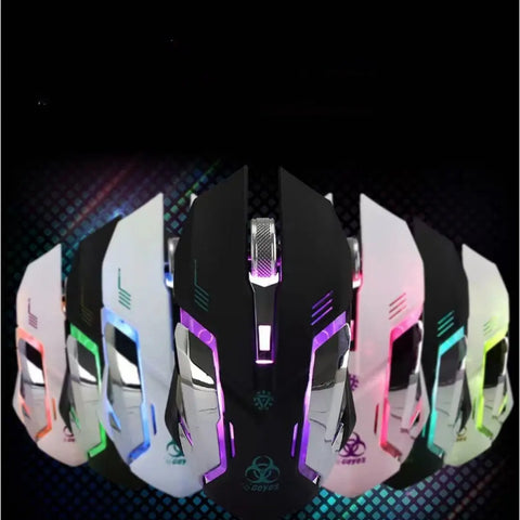 Mouse Wireless Rechargeable Notebook Desktop Home Office Universal Game Mute Luminous Douson Odeh