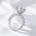 5 Karat Fireworks Cut Full Moissanite Luxury Ring