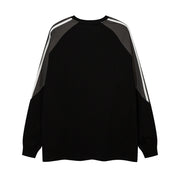 Letter Embroidered Long Sleeve T-shirt Men