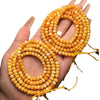 Natural Beeswax Buddha Beaded Necklace Multi-wrap Bracelet