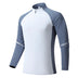 Stand Collar Half Zip Solid Color Workout Clothes Training Men Douson Odeh