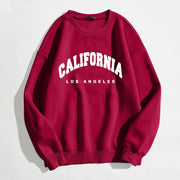 Womens Hoodies Long Sleeve Graphic California Letters Print