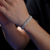 Silver Moissanite A Guiding Light Bracelet For Men And Women