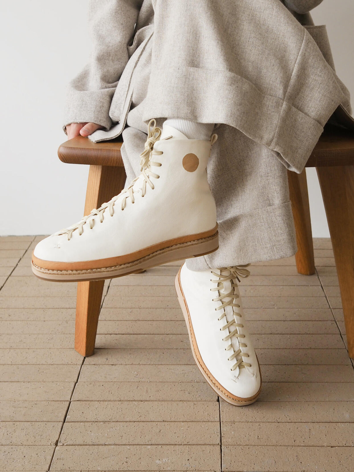 Leather Casual Shoes Platform Boxing Board Shoes