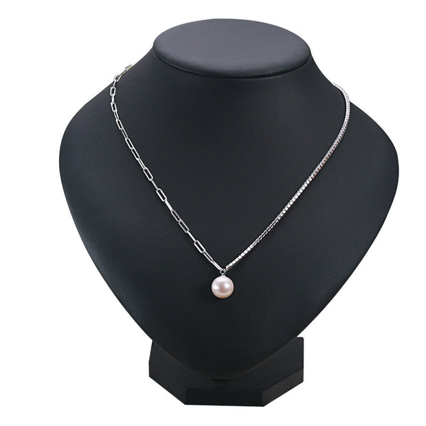 Simple Elegant Freshwater Pearl Necklace For Women