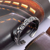 Retro Style S925 Sterling Silver Bracelet For Men Distressed