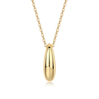 First Encounter - A Fashionable And Trendy Diamond Pendant Necklace Set With Moissanite S925 Sterling Silver And Gold Plating
