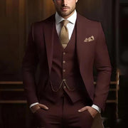 Men's High-grade Gentleman Temperament Slim Suit