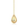 Dreamy Water Drop - A Trendy Diamond Jewelry Necklace Pendant Set With 1-carat Moissanite S925 Sterling Silver And Gold Plating