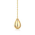 Dreamy Water Drop - A Trendy Diamond Jewelry Necklace Pendant Set With 1-carat Moissanite S925 Sterling Silver And Gold Plating