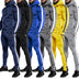 Plus Size Hooded Zip Cardigan Sports Suit