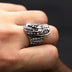 Fashion Three-dimensional Faucet Pure Silver Retro Ring