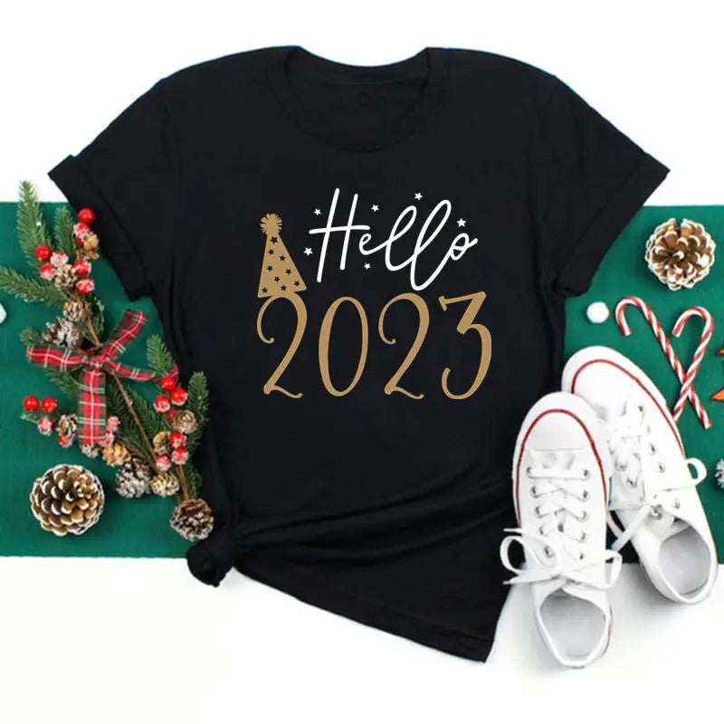 Printed Annual Party Short Sleeve T-shirt Tops For Men And Women Douson Odeh