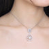 Light Luxury 925 Silver Shell Bead Pendant Necklace
