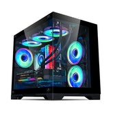 Panoramic Glass 360 Water-cooled Desktop Computer Host Douson Odeh