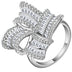 Inlaid Copper Ring Zircon European And American Fashion Ring