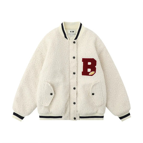 Lamb Wool Baseball Uniform Cotton Clothes Men Douson Odeh