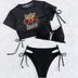 Bikini Three Piece Swimsuit Women Douson Odeh