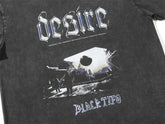 Pattern Printed T-shirt Top For Men Douson Odeh