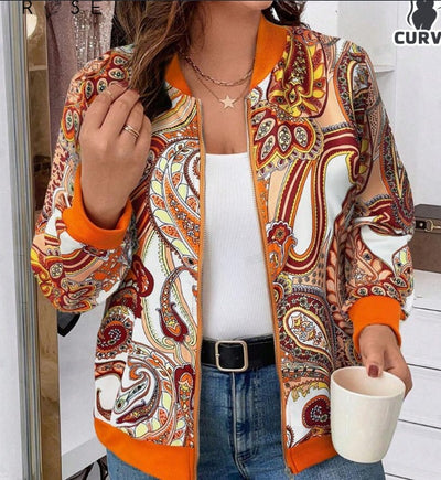 Minimally Casual Printed Women's Jacket