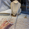 Natural Freshwater Pearl Necklace Long Sweater Chain