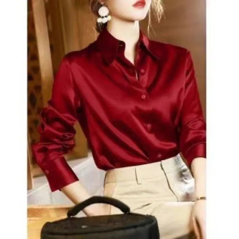 Professional Retro Unique Chic Purple Blouse Women Tops Douson Odeh