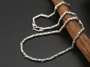 Handmade Round Ring Bamboo Knot Long Necklace
