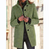 Fashion Stand Collar Woolen Coat With Pockets Fall Winter Casual Button Outwear For Women Clothing Douson Odeh