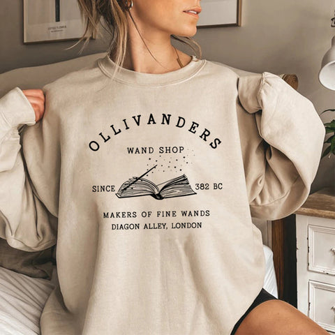 Wizard Book Shop Sweatshirt Sweater Magic Wizard Hoodies
