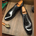 Cowhide British Style Brock Oxford Shoes Men Douson Odeh