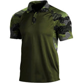 Polo Shirt Lapel Zipper Short-sleeved T-shirt Men Douson Odeh