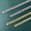 European And American Full Diamond Cuban Link Chain