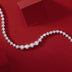 In The Name Of Light Luxurious Fashion Diamond Pendant Necklace Set With Mosan Diamond Silver Ornaments