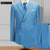 Plus Size Double Breasted Suit Men's Two-piece Suit