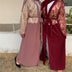 Sequin Tassel Turkiye Women's Cardigan Gown