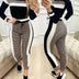 Fashion Women Sets Short Sleeve Tops High Waist Pant Douson Odeh