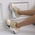 Lace Up Sneakers Wedge Flat Casual Walking Running Shoes For Women Douson Odeh