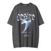 Pattern Printed T-shirt Top For Men
