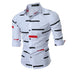 Spring Men's Geometric Printed Shirt Trendy Men Shirt Coat Douson Odeh