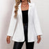 Casual All-matching Solid Color One Button Suit Coat